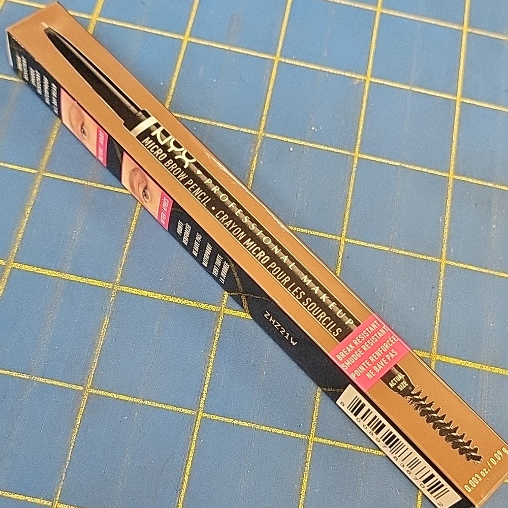 NYX Professional Micro Brow Pencil New Sealed Box MBP01 Taupe